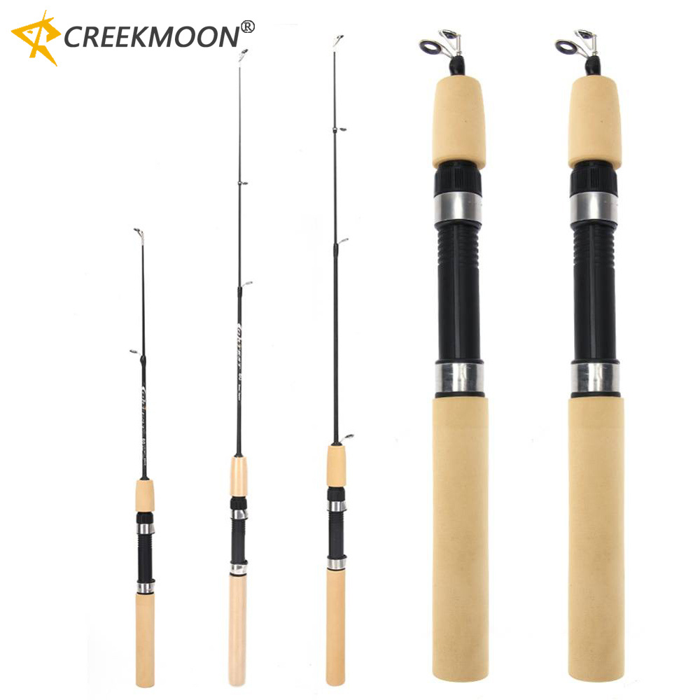 Fishing Rod Ice - 미니 텔레스코픽 아이스 낚싯대 휴대용 카본