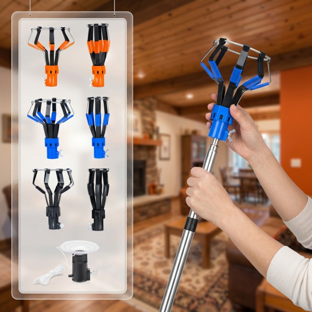 Fishing Rod Telescopic - 1/3Pcs 전문 전구 교환기 텔레스코픽 막대