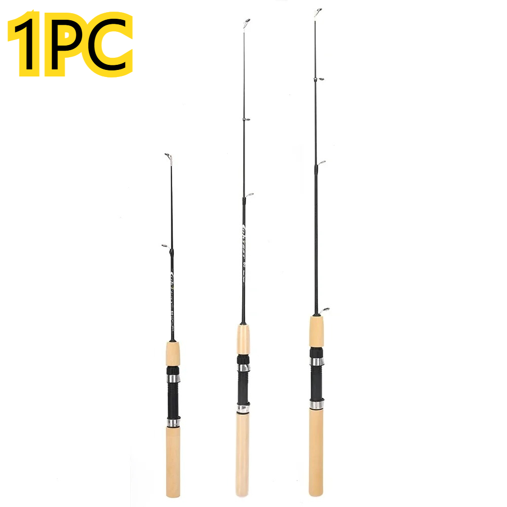 Fishing Rod Ice - 60/80/100cm 얼음낚시대 휴대용 카본 낚싯대 경량