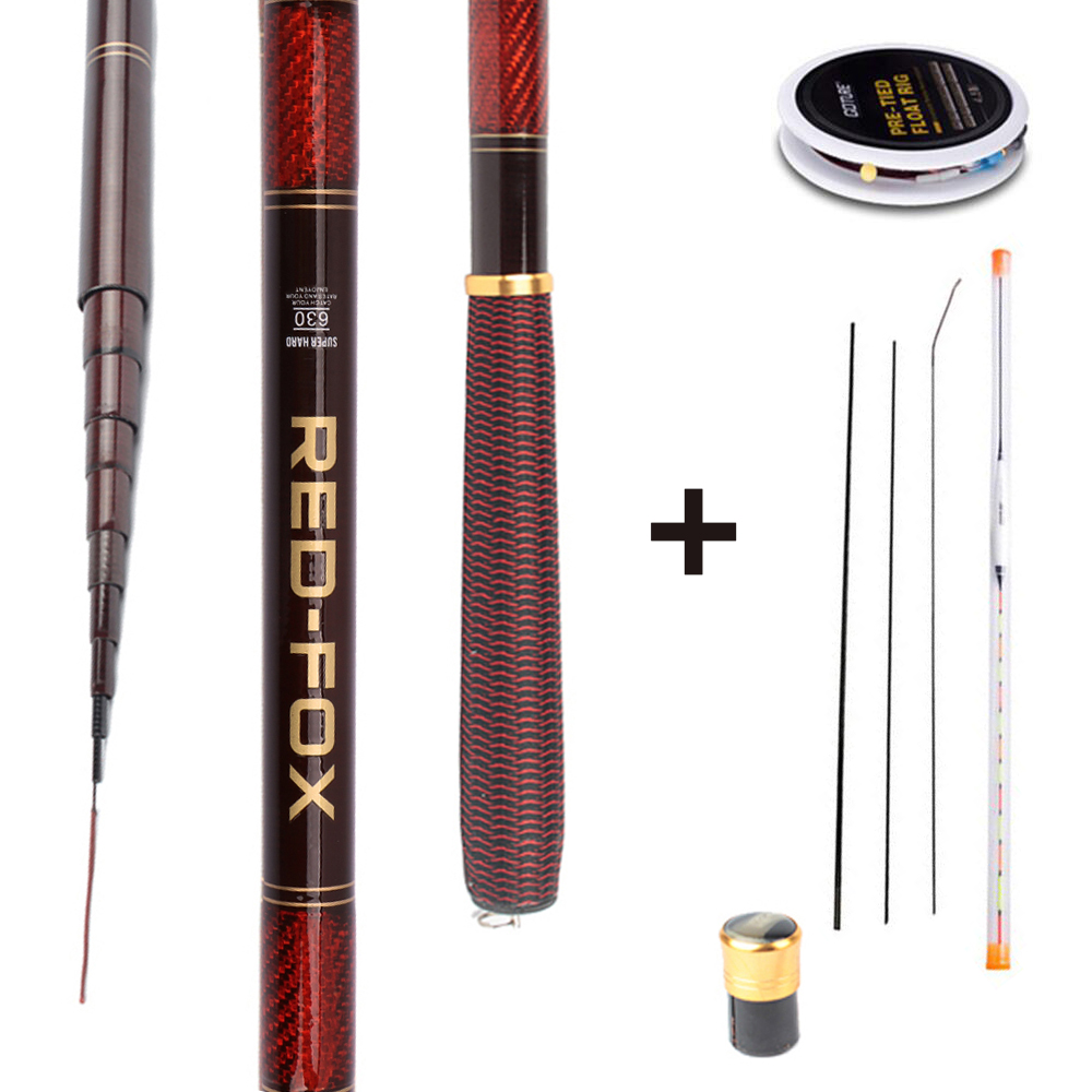 Fishing Rod Tip Replacement - Goture 탄소 섬유 텔레스코픽 낚싯대 키트
