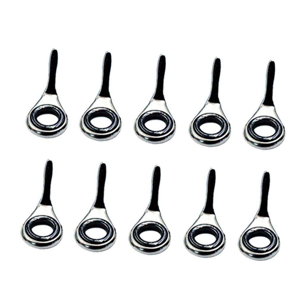 Fishing Rod Guide Replacement - 10개 세트 텔레스코픽 낚싯대 가이드 낚싯줄
