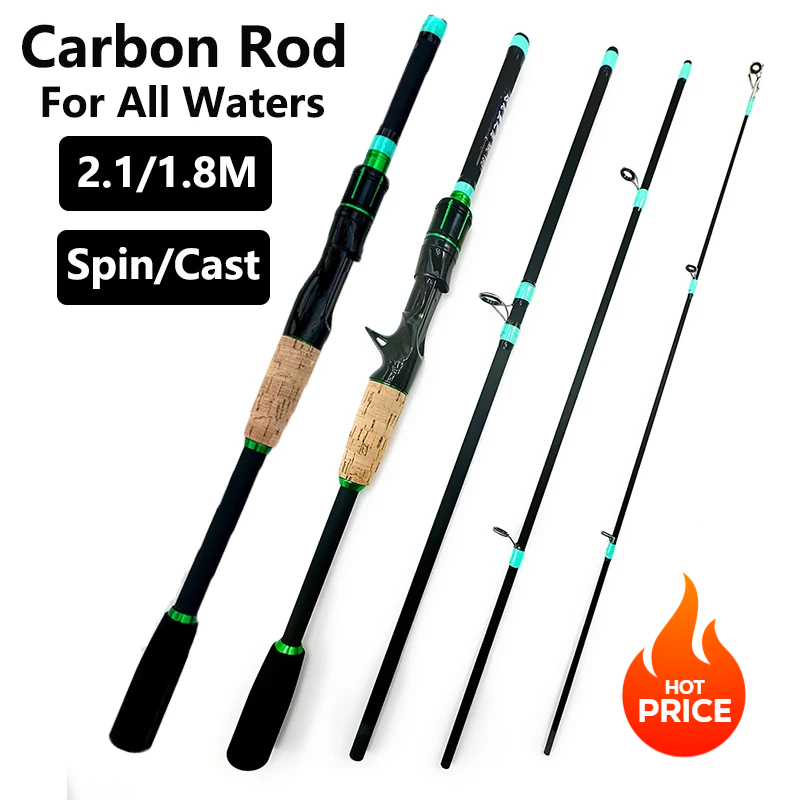 Fishing Rod Casting - 캐스팅 스피닝 루어 낚싯대 솔리드 ML