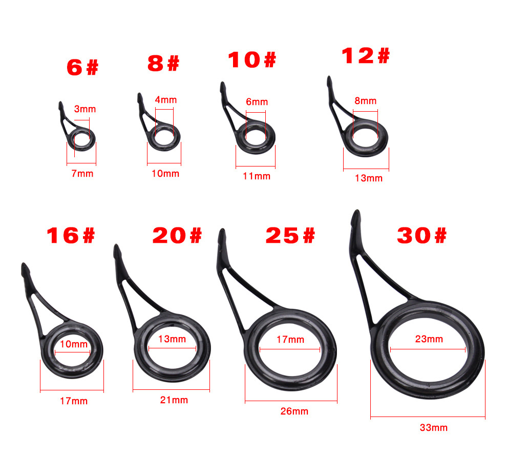 낚싯대 가이드 링 스테인레스 스틸 세라믹 리드 아이 라 - Fishing Rod Guide Replacement 리뷰 및 가격