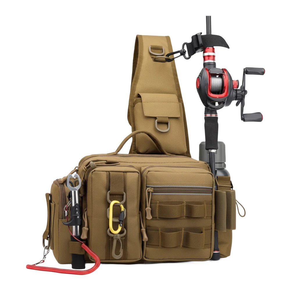 낚싯대 홀더가 있는 낚시 배낭 조절 가능한 넓은 어깨끈 - Fishing Rod Holder 리뷰 및 가격