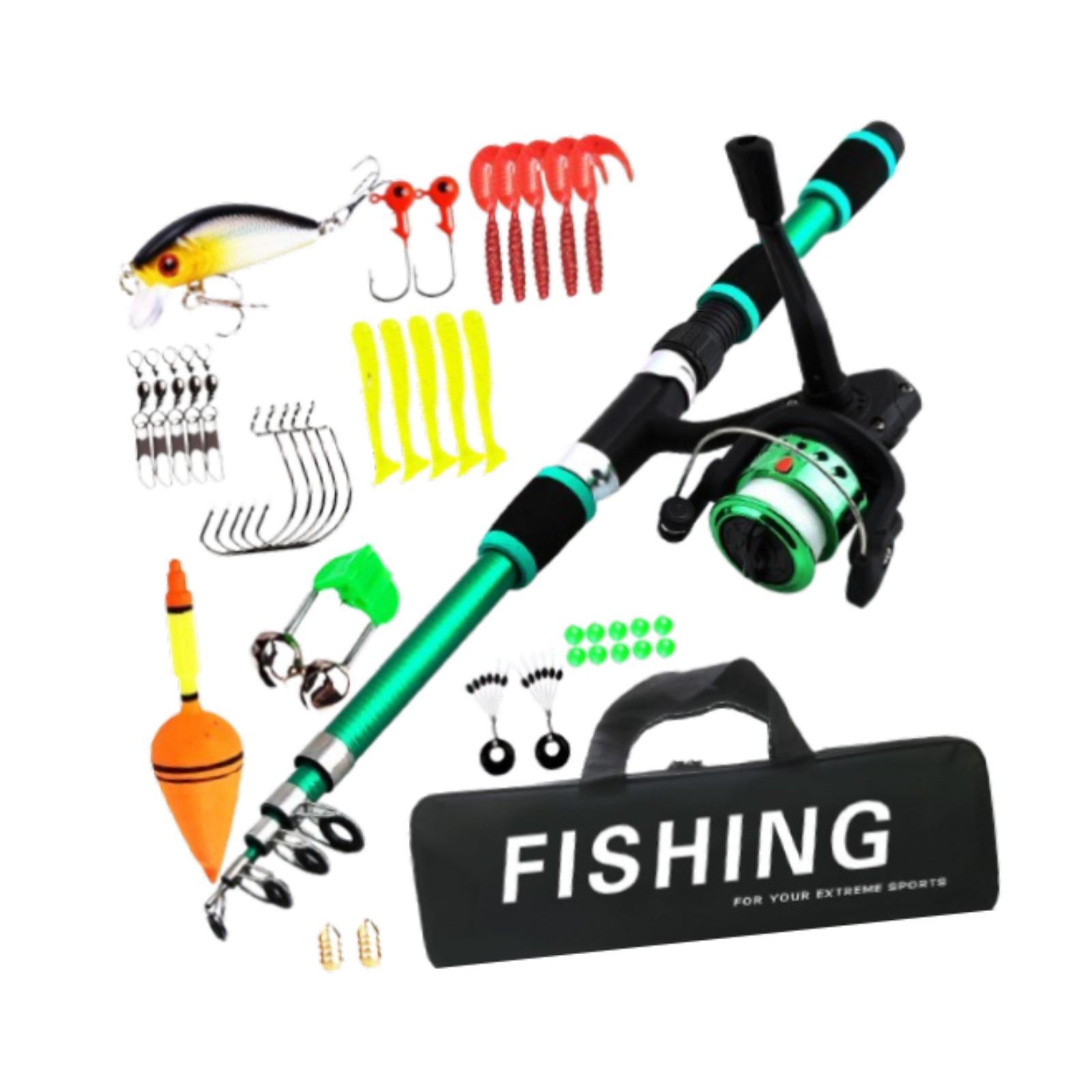 어린이용 여행 낚시 키트, 텔레스코픽 낚싯대와 릴 콤보 - Fishing Rod Combo 리뷰 및 가격