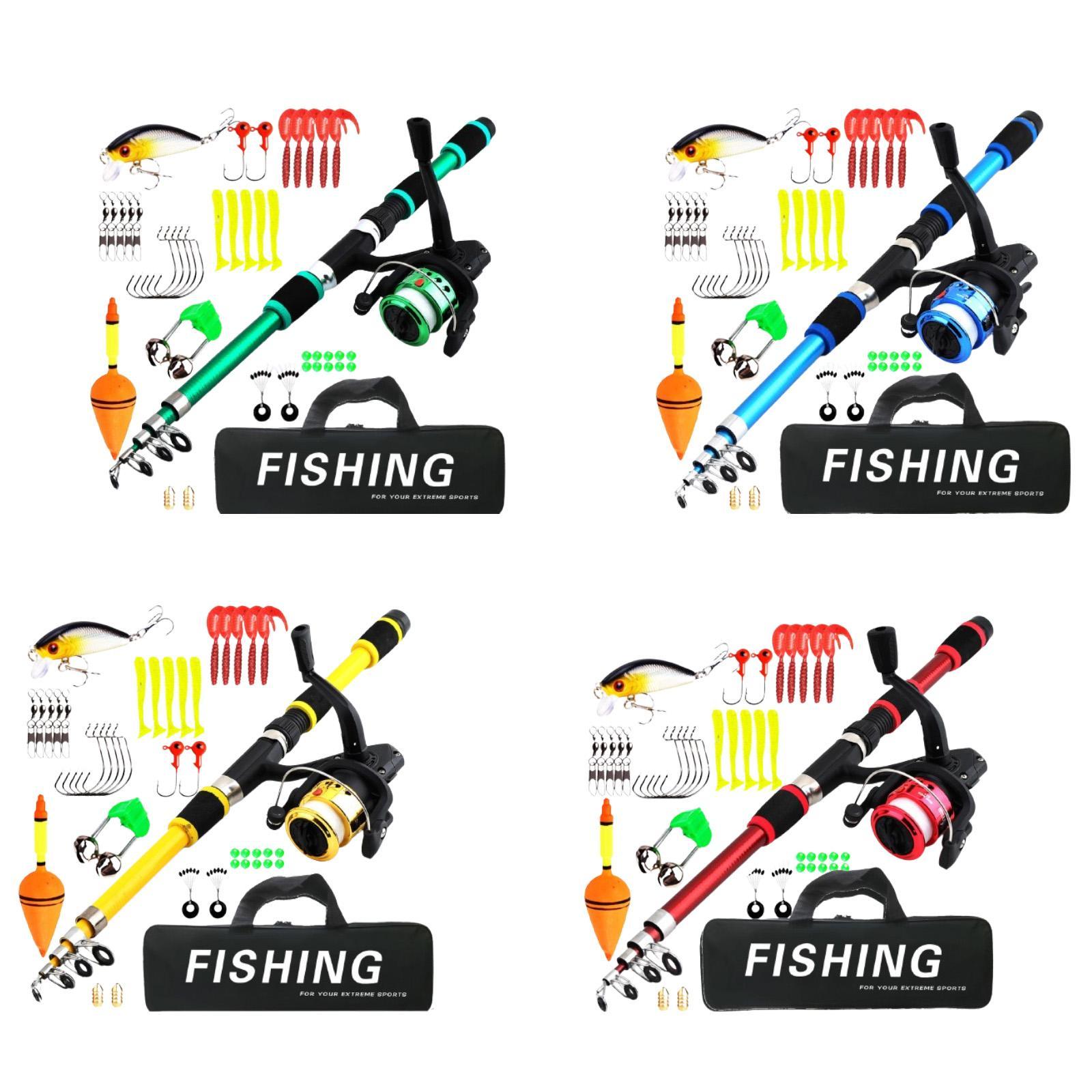 어린이용 여행 낚시 키트, 텔레스코픽 낚싯대와 릴 콤보 - Fishing Rod Combo 리뷰 및 가격