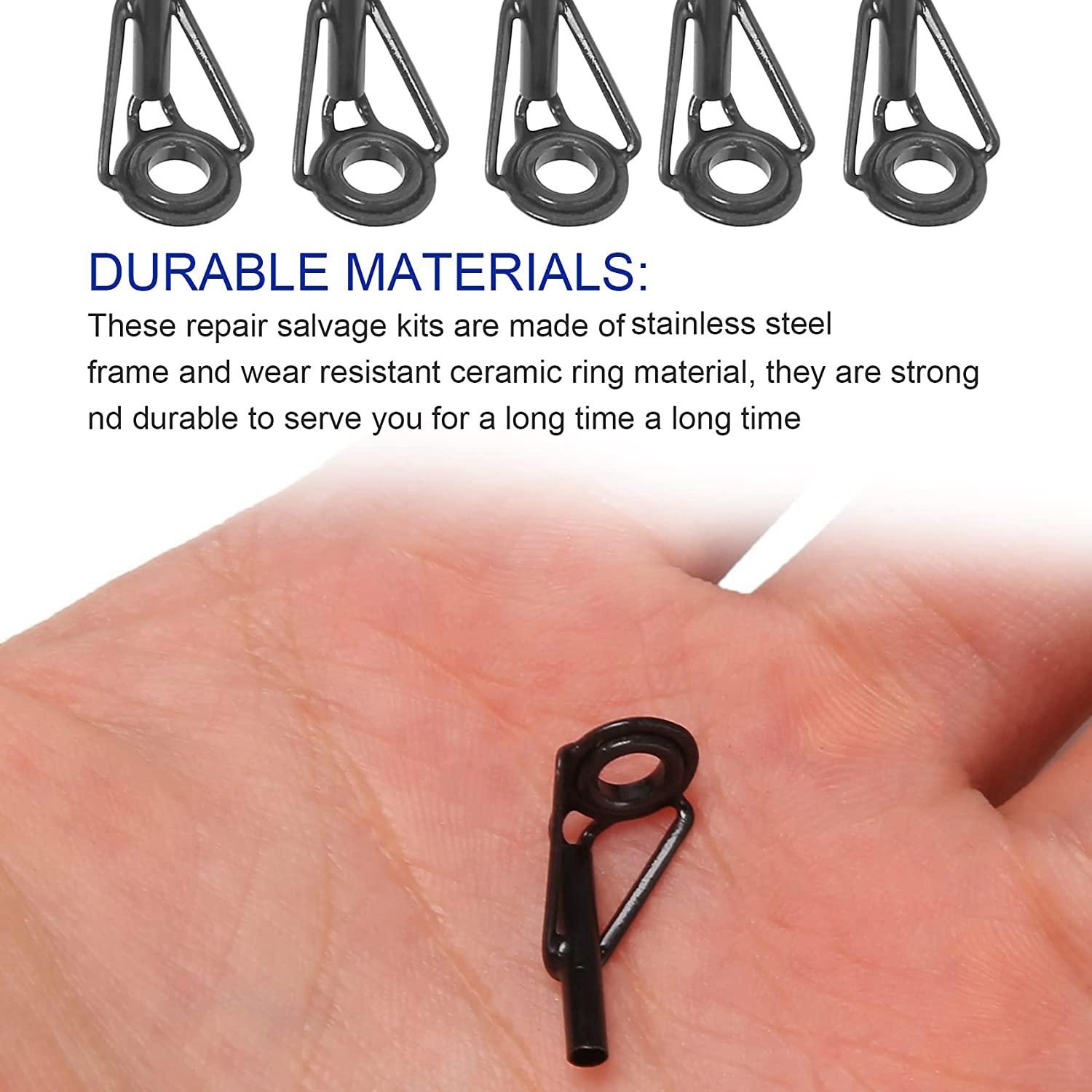 A69P-80 조각 낚싯대 팁 수리 키트 (담수/바닷물 - Fishing Rod Guide Replacement 리뷰 및 가격