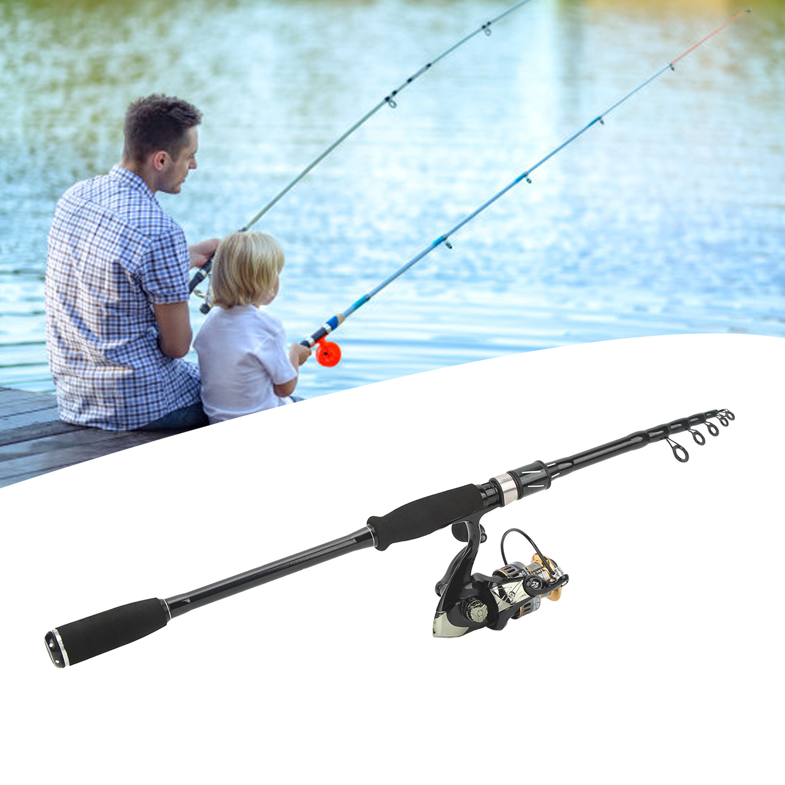 낚싯대 및 릴 콤보 세트 낚싯대 세트 대용량 금속 와이 - Fishing Rod Combo 리뷰 및 가격