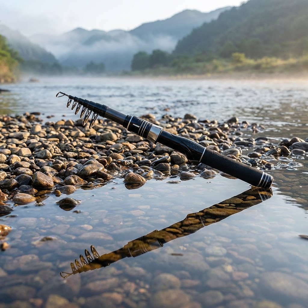 초경량 텔레스코픽 카본 낚싯대, 세라믹 가이드 링 포함 - Fishing Rod Travel 리뷰 및 가격
