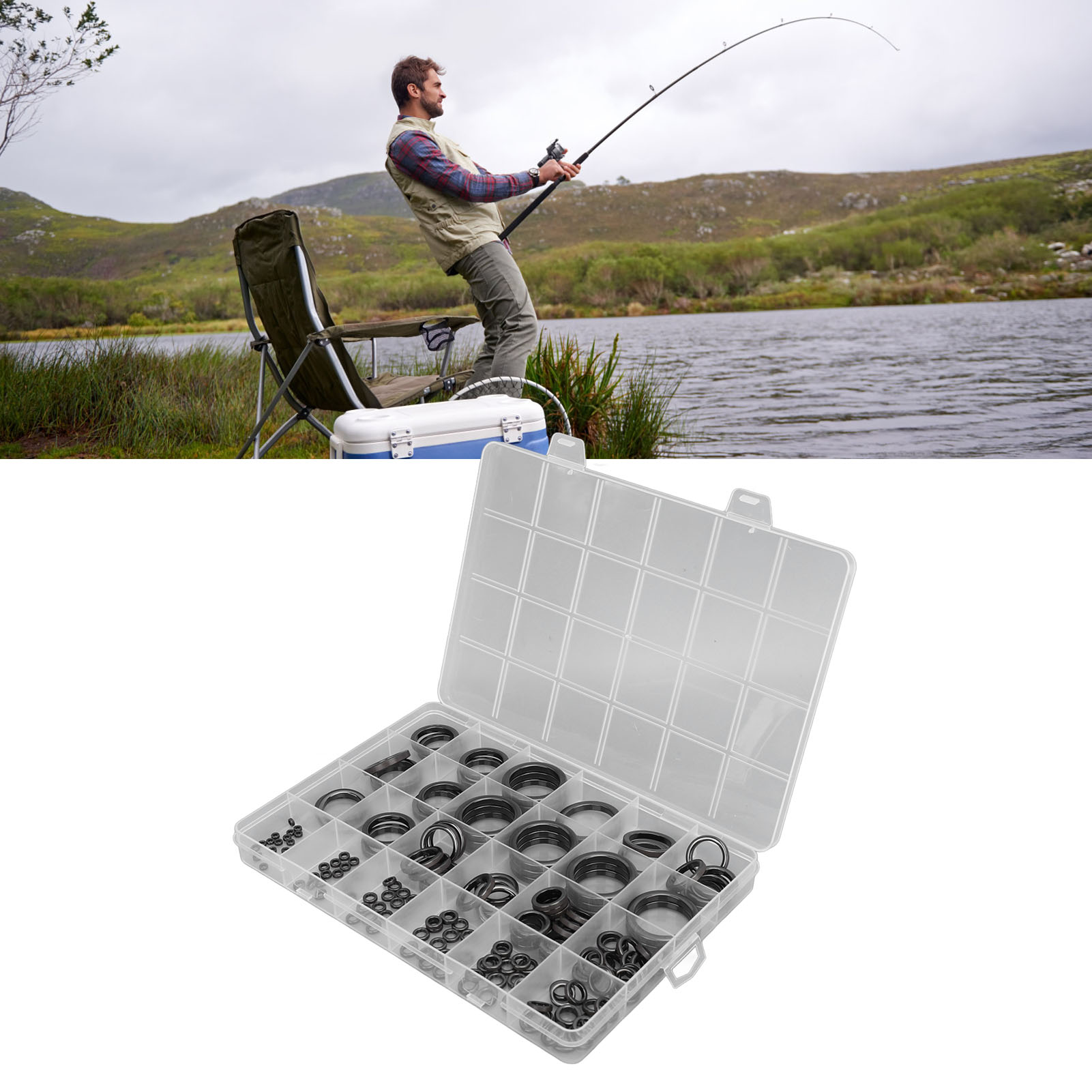 낚싯대 가이드 수리 키트 낚싯대 아일렛 가이드 링 낚싯 - Fishing Rod Guide Replacement 리뷰 및 가격