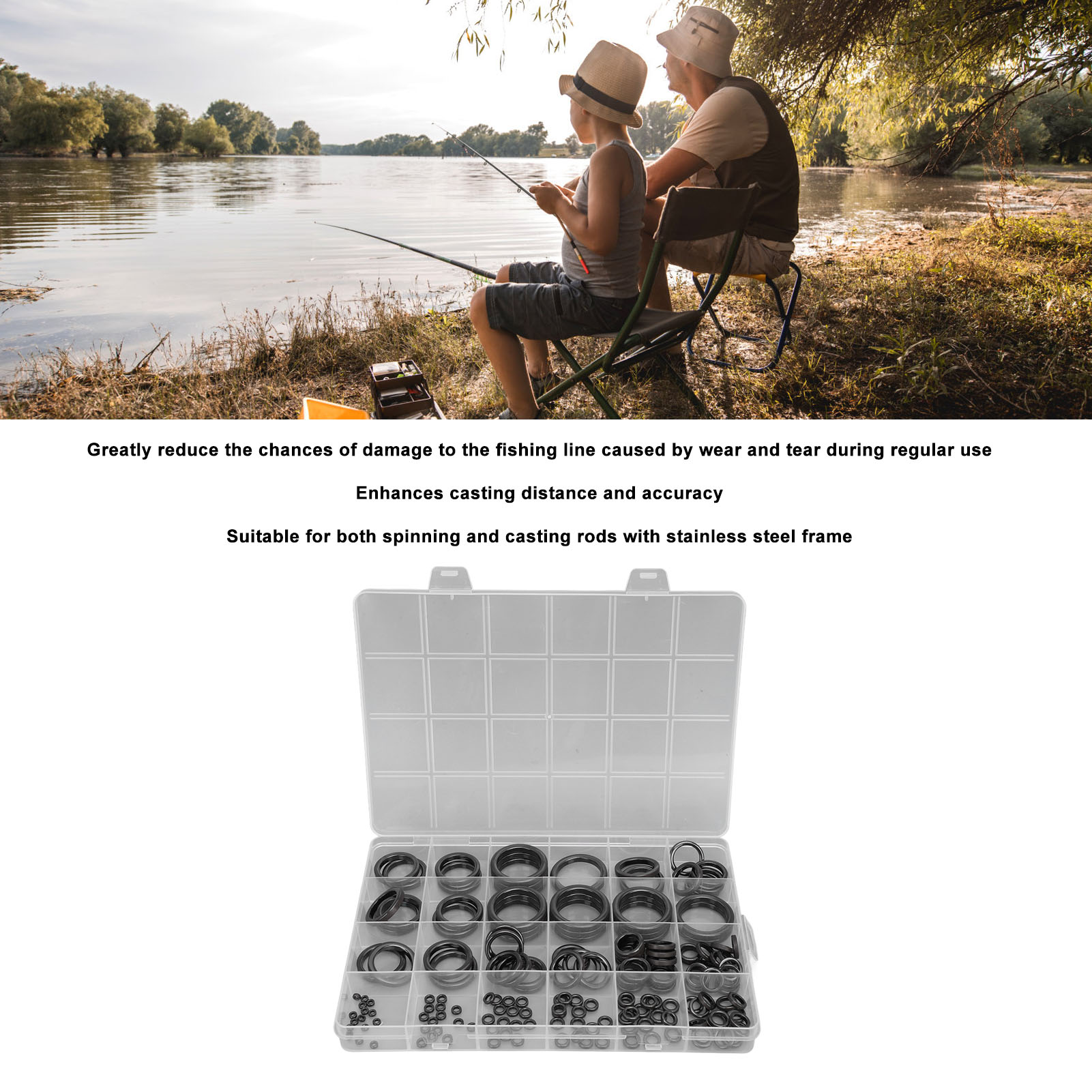 낚싯대 가이드 수리 키트 낚싯대 아일렛 가이드 링 낚싯 - Fishing Rod Guide Replacement 리뷰 및 가격