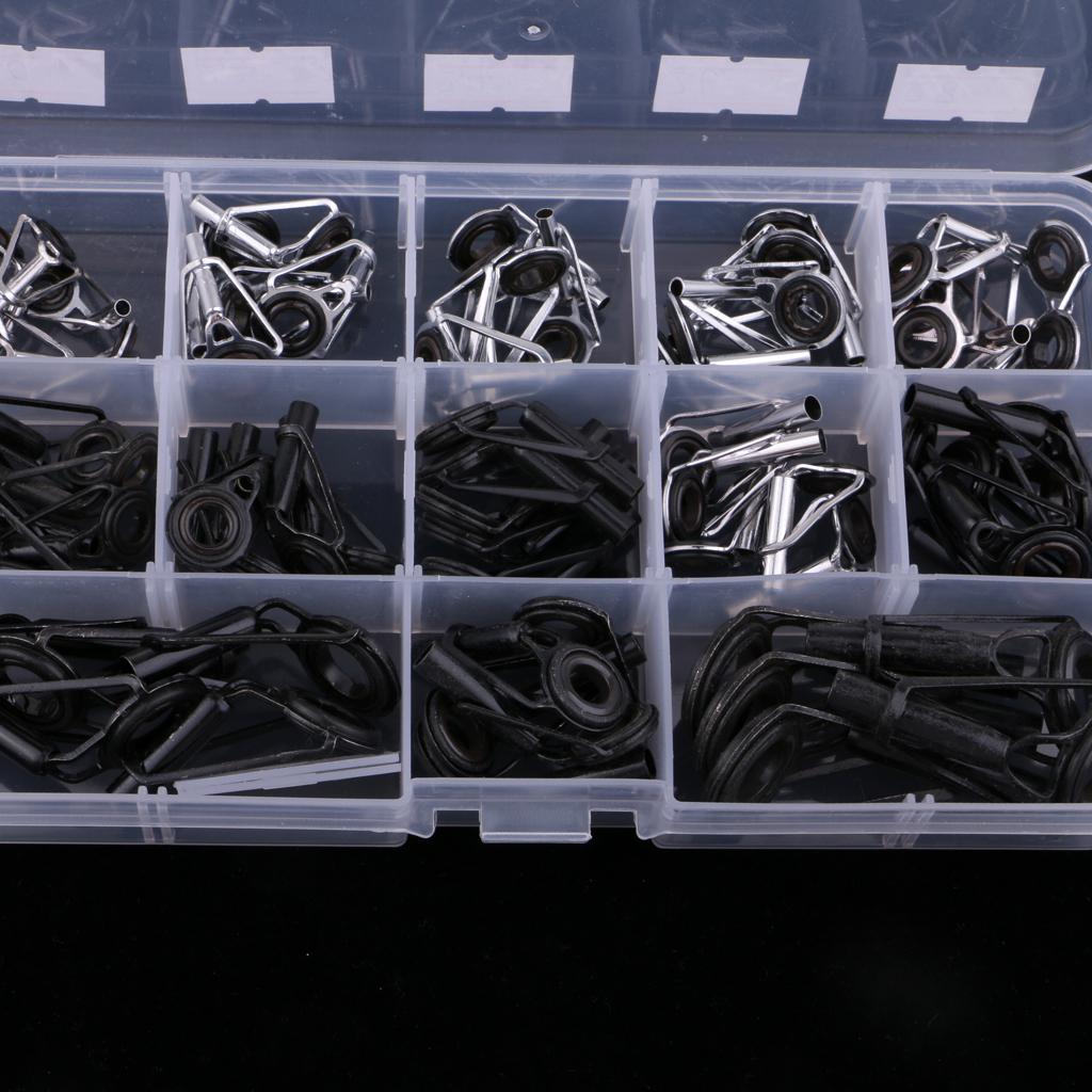 65개 낚싯대 가이드 링 세트(박스 포함) - 낚시 장 - Fishing Rod Guide Replacement 리뷰 및 가격