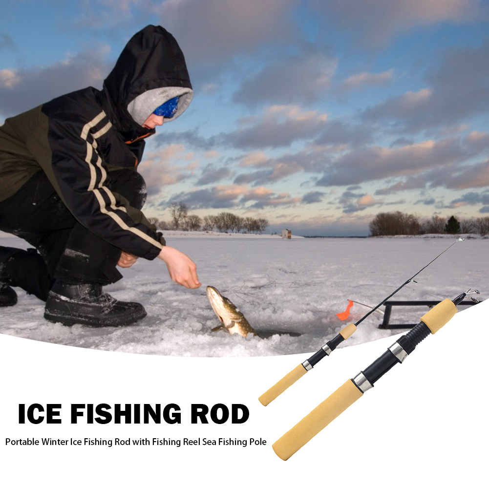얼음낚시대 휴대용 스피닝 캐스팅 겨울 낚시대 릴 포함 - Fishing Rod Spinning 리뷰 및 가격