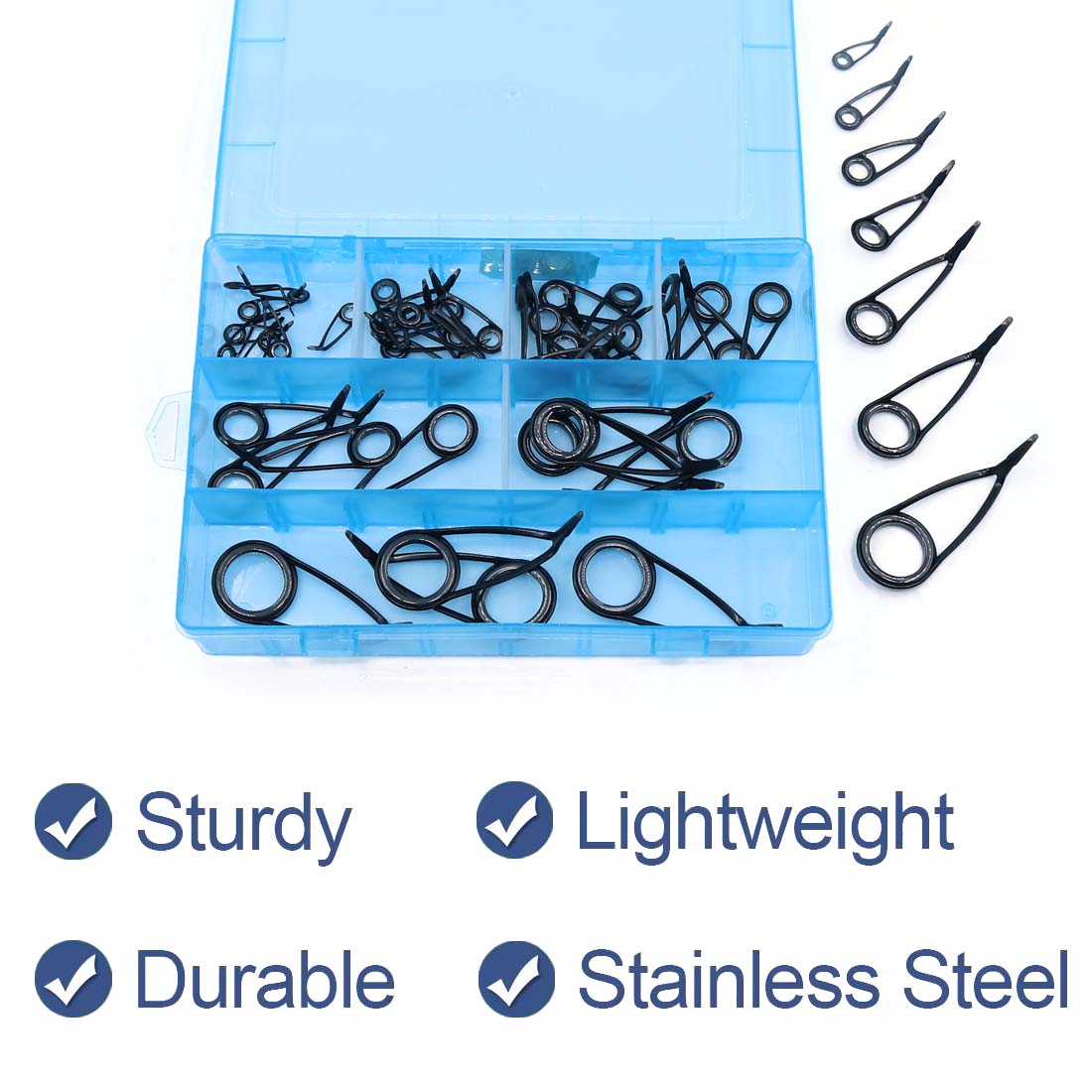 낚싯대 가이드 수리 키트 스피닝로드 용 더 높은 단일  - Fishing Rod Guide Replacement 리뷰 및 가격