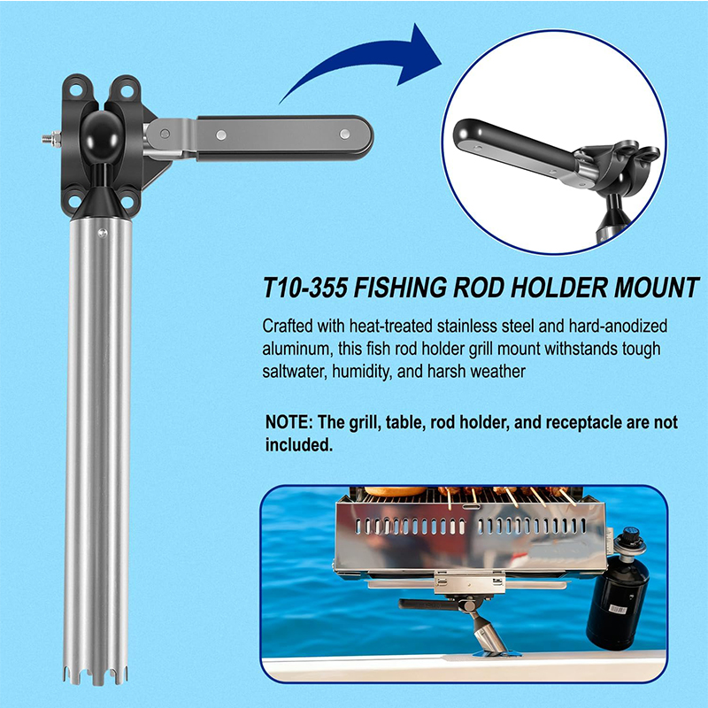 다각도 조절 가능한 낚싯대 홀더 그릴 마운트, 마그마  - Fishing Rod Boat 리뷰 및 가격