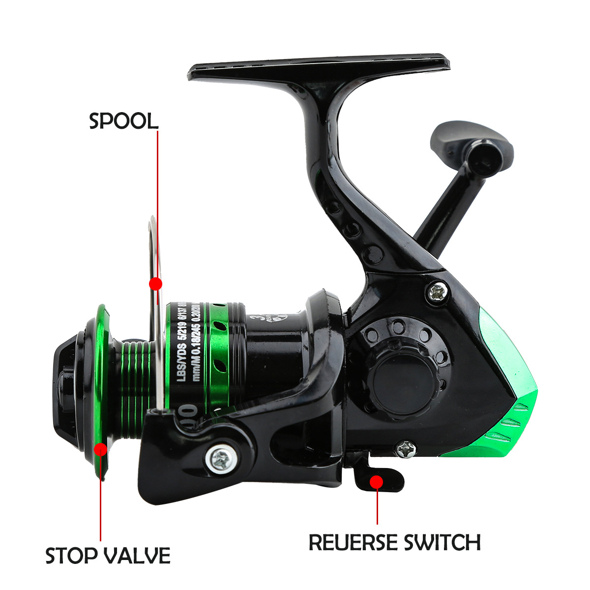 메탈 스피닝 릴 5.2:1 기어비 장거리 캐스팅 대물  - Fishing Rod Surf 리뷰 및 가격