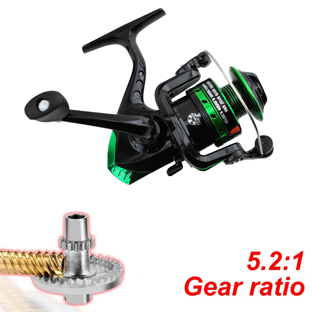 메탈 스피닝 릴 5.2:1 기어비 장거리 캐스팅 대물  - Fishing Rod Surf 리뷰 및 가격