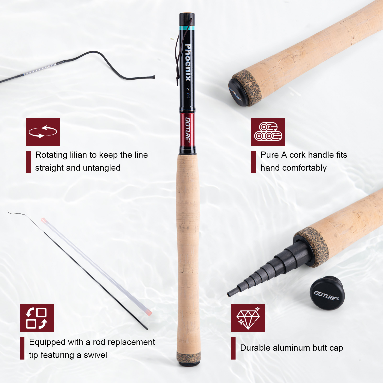 고우레 낚싯대 콤보 플라이 낚시 텐카라 낚싯대 피더 텔 - Fishing Rod Fly 리뷰 및 가격