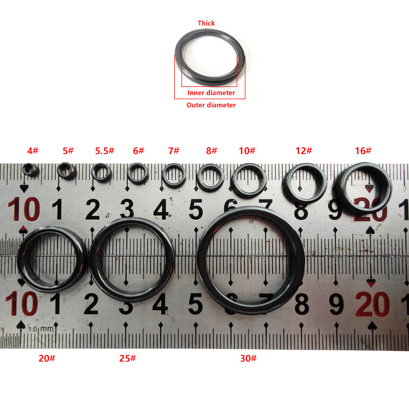 ✰ ✪ 48Pcs 낚싯대 가이드 교체 링 라운드 커넥터 - Fishing Rod Guide Replacement 리뷰 및 가격