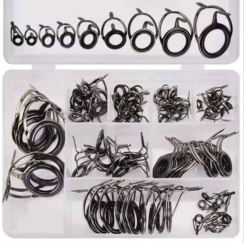 WEIHE 75PCS 액세서리 고탄소 세라믹 이중 다리 - Fishing Rod Guide Replacement 리뷰 및 가격