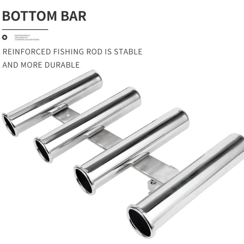 스테인레스 스틸 4 튜브 낚싯대 홀더 보트 낚싯대 랙  - Fishing Rod Rack 리뷰 및 가격