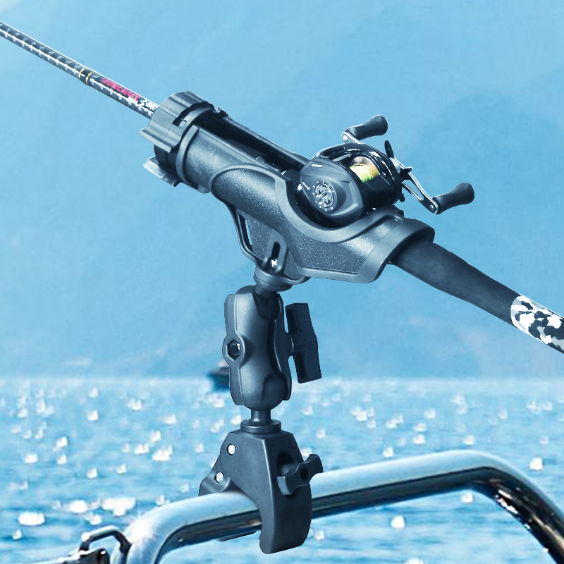 VIN 마운트 낚싯대 홀더 브래킷 360도 조절 가능, - Fishing Rod Holder 리뷰 및 가격