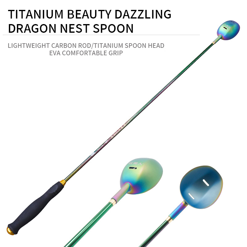 ZYZHE 미끼 투척기 티타늄 스푼 헤드 탄소 섬유 낚 - Fishing Rod Carbon Fiber 리뷰 및 가격