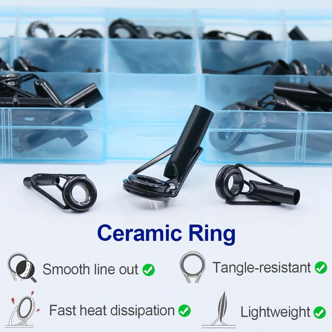 FishTrip 로드 팁 수리 키트 5~50pcs 두꺼 - Fishing Rod Guide Replacement 리뷰 및 가격