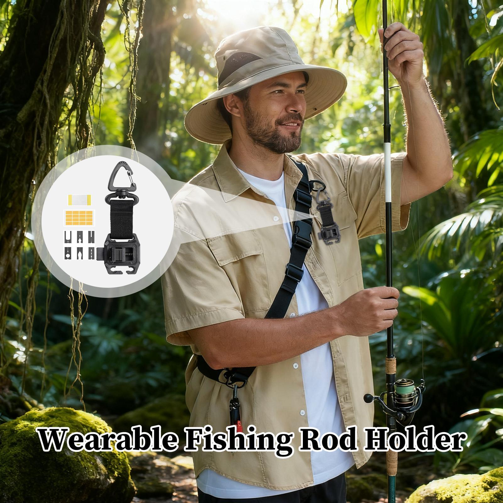 웨어러블 낚싯대 클립 홀더 휴대용 낚싯대 조절 가능한  - Fishing Rod Surf 리뷰 및 가격