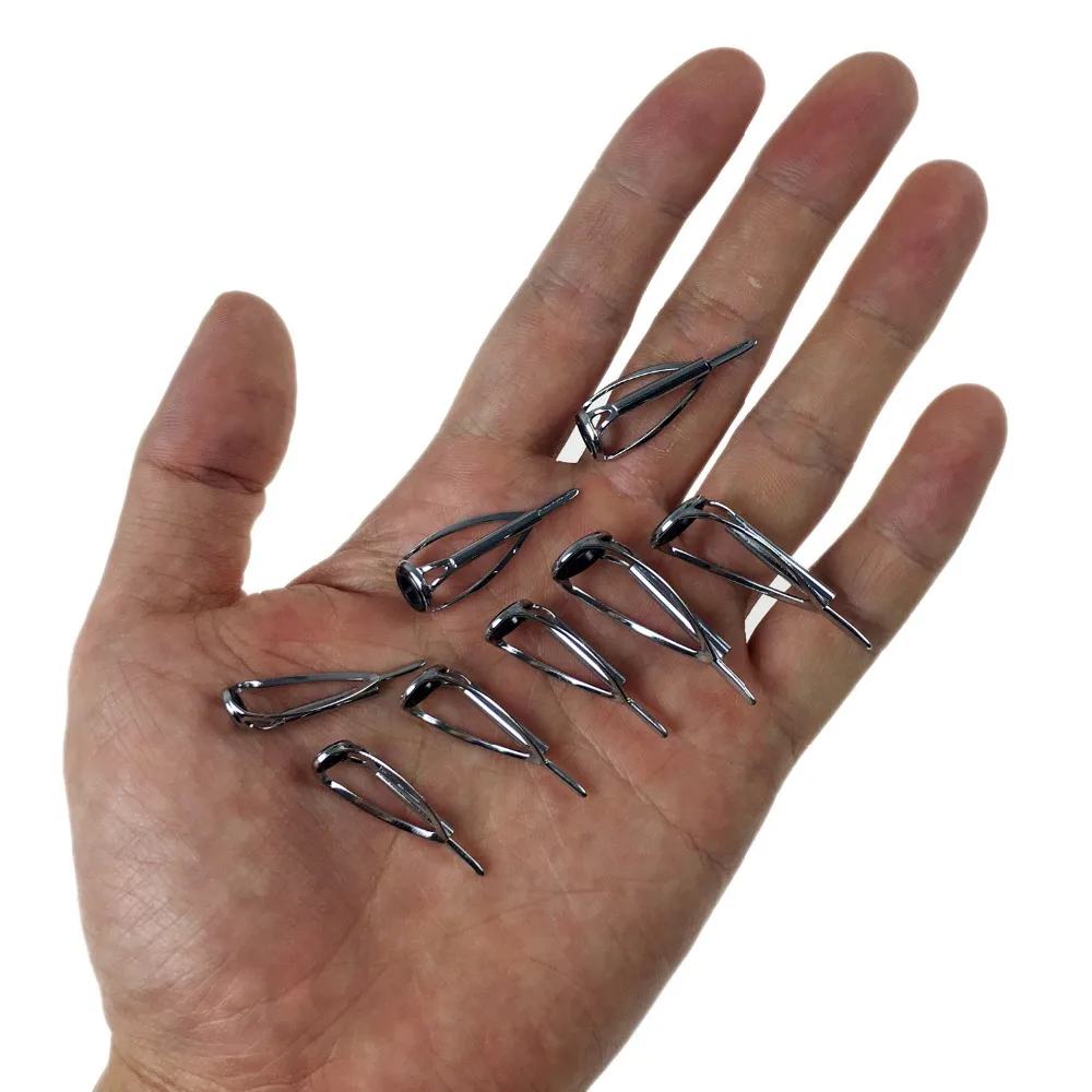 40pcs 낚싯대 팁 수리 키트 스테인레스 스틸 가이드 - Fishing Rod Guide Replacement 리뷰 및 가격
