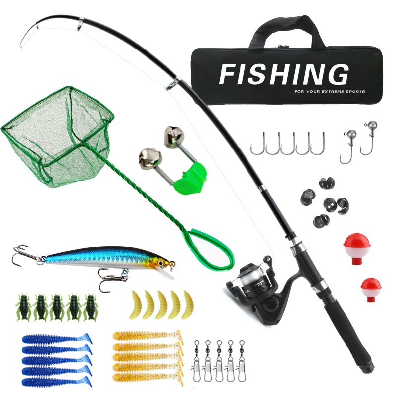낚싯대와 릴 조합 키트, 텔레스코픽 캐스팅 로드, 회전 - Fishing Rod Spinning 리뷰 및 가격