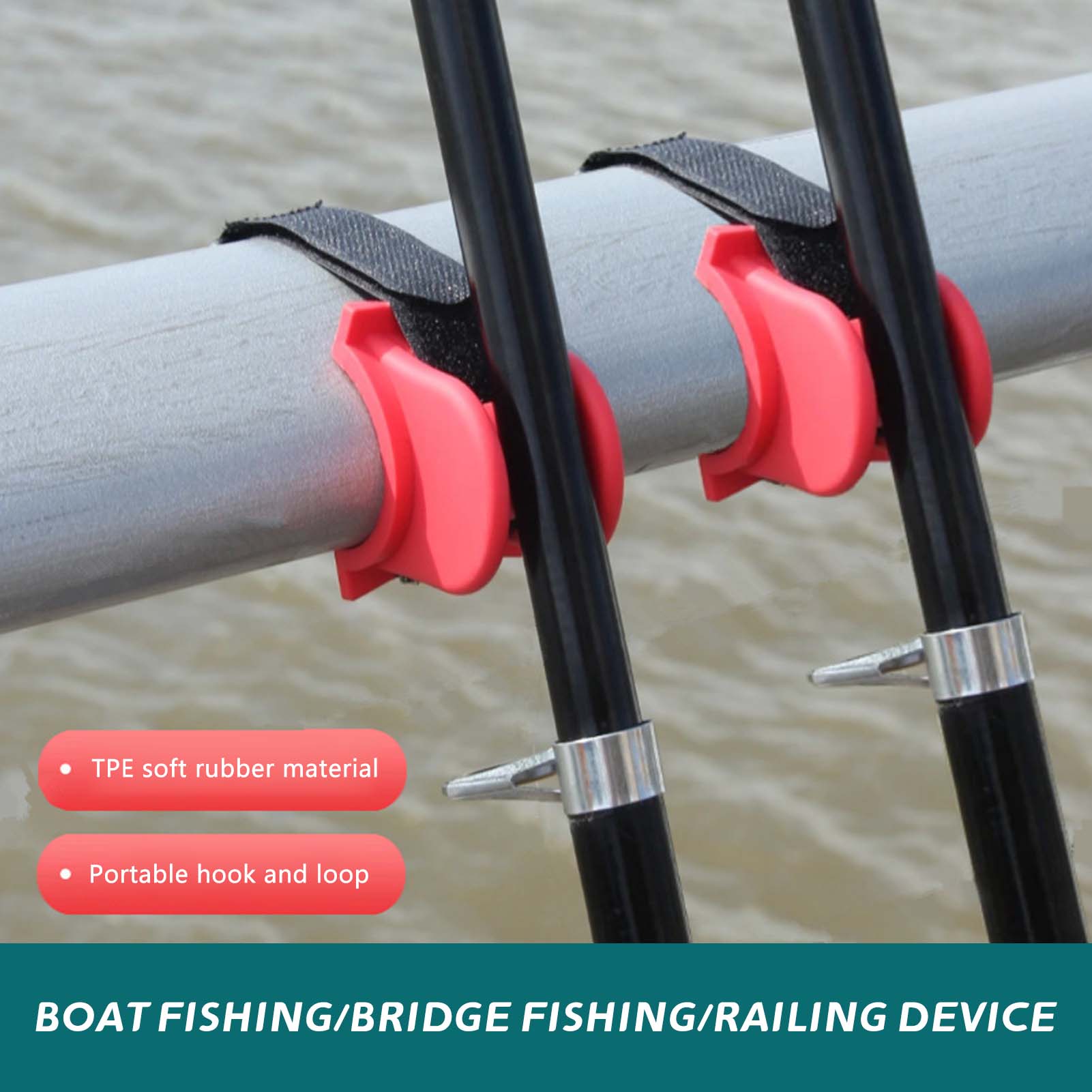 튼튼한 구조의 U자형 보트 낚싯대 홀더, 카약 해양 낚 - Fishing Rod Boat 리뷰 및 가격