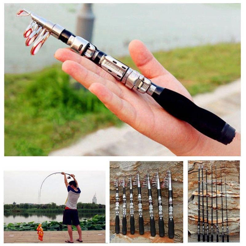 1M 조정 가능한 텔레스코픽 낚싯대 실용적인 강화 유리 - Fishing Rod Travel 리뷰 및 가격