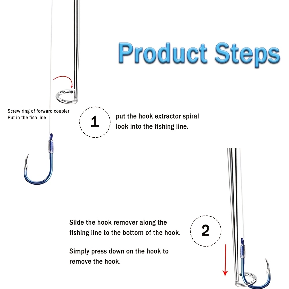 빠른 낚시 바늘 제거 도구, 안전 블라인드 포크 훅 딥 - Fishing Rod Building Kit 리뷰 및 가격