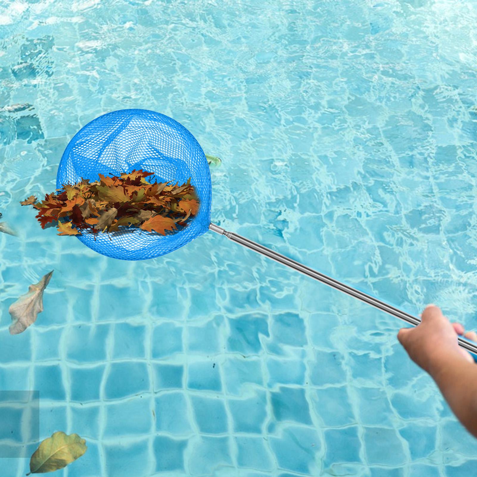 텔레스코픽 폴이 있는 수영장 스키머 그물망, 스테인리스 - Fishing Rod Telescopic 리뷰 및 가격