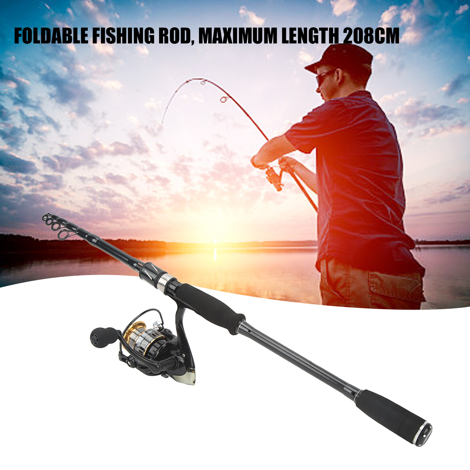 루어 낚싯대 및 릴 콤보 풀세트 208cm 카본 파이버 - Fishing Rod Spinning 리뷰 및 가격