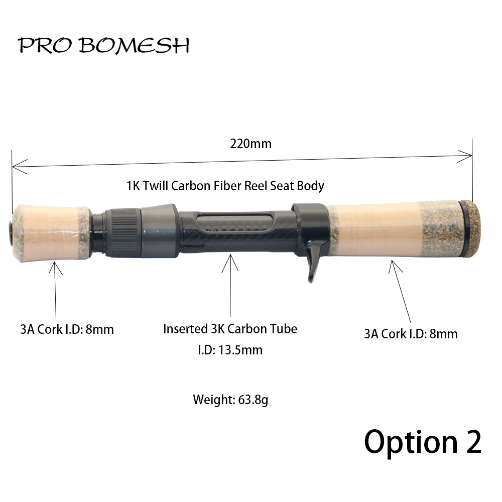 PROBOMESH 탄소 섬유 주조 릴 시트 3A 코르크 - Fishing Rod Building Kit 리뷰 및 가격