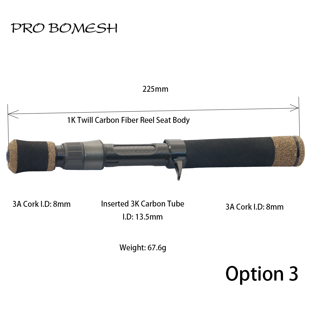 PROBOMESH 탄소 섬유 주조 릴 시트 3A 코르크 - Fishing Rod Building Kit 리뷰 및 가격