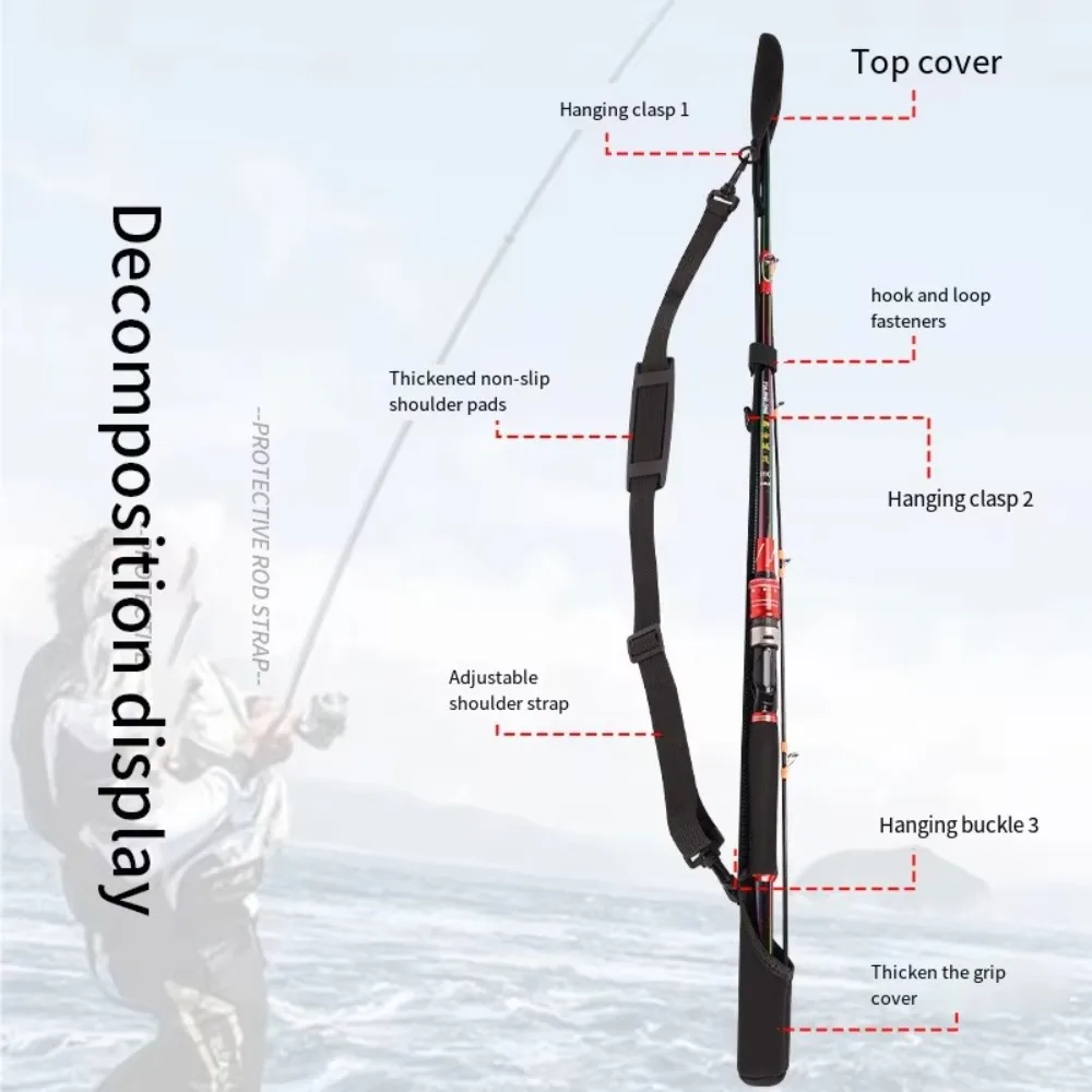 조절 가능한 낚싯대 보관 가방 휴대용 낚싯대 어깨 벨트 - Fishing Rod Combo 리뷰 및 가격