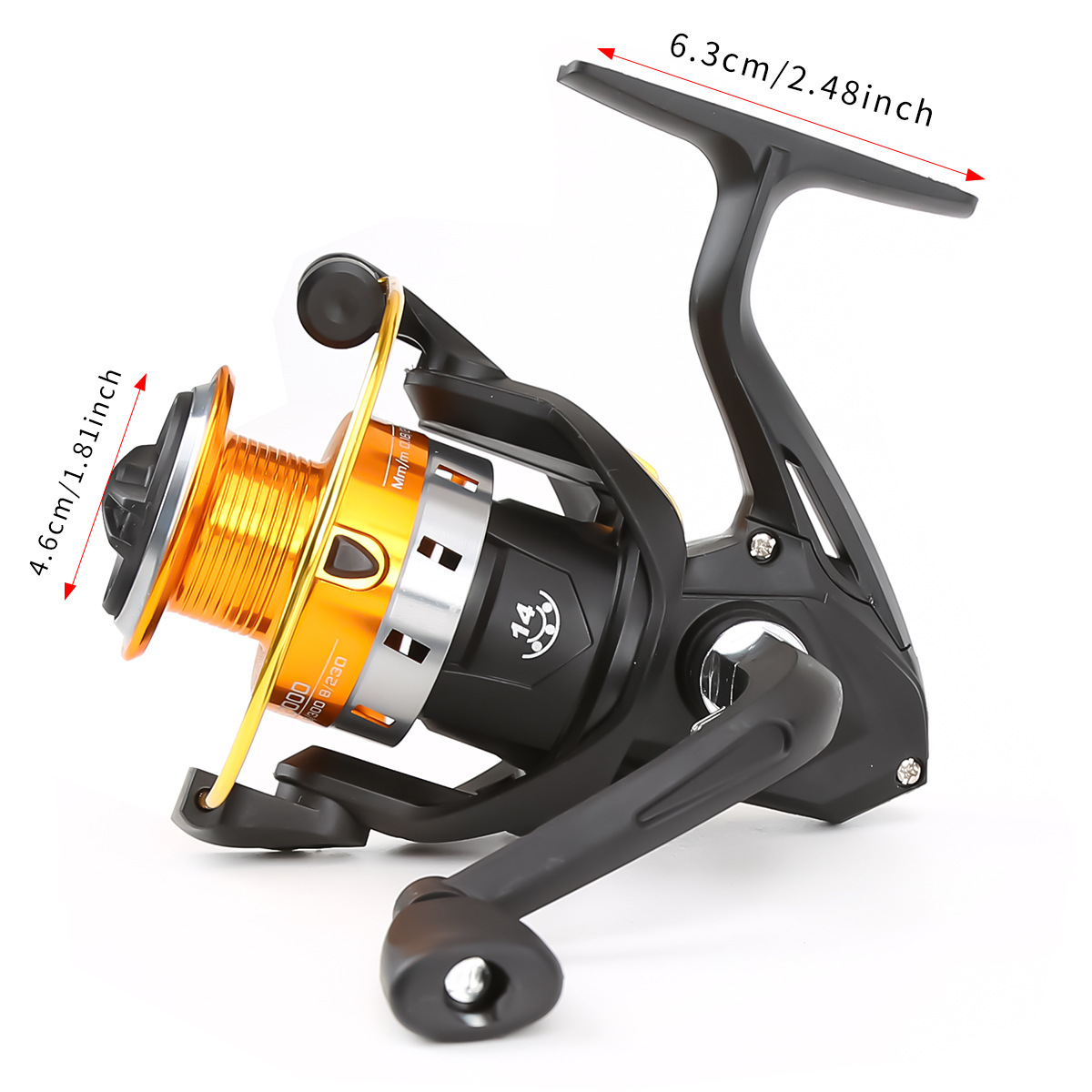 금속 스풀이 있는 스피닝 릴, 롱 캐스트 낚시 릴, 서 - Fishing Rod Surf 리뷰 및 가격