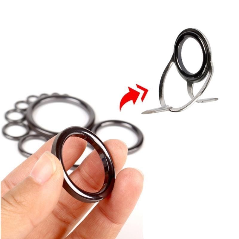652F 40Pcs 낚싯대 세라믹 가이드 링 교체 낚싯 - Fishing Rod Guide Replacement 리뷰 및 가격